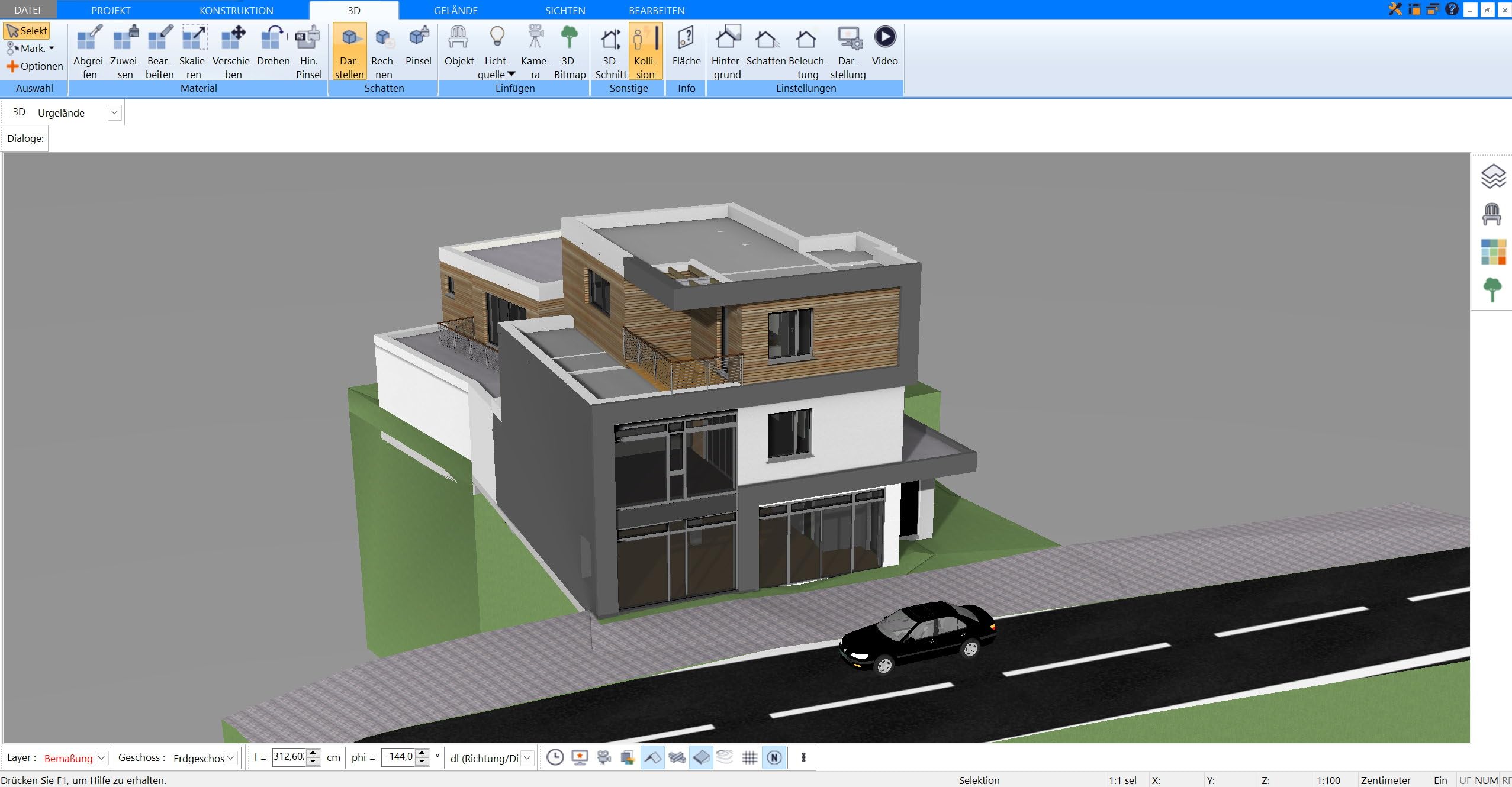 Plan7Architekt Pro 5 - Professionelle 3D CAD Architektur & Hausplaner Software, Grundriss Programm, Raumplaner, Wohnungsplaner