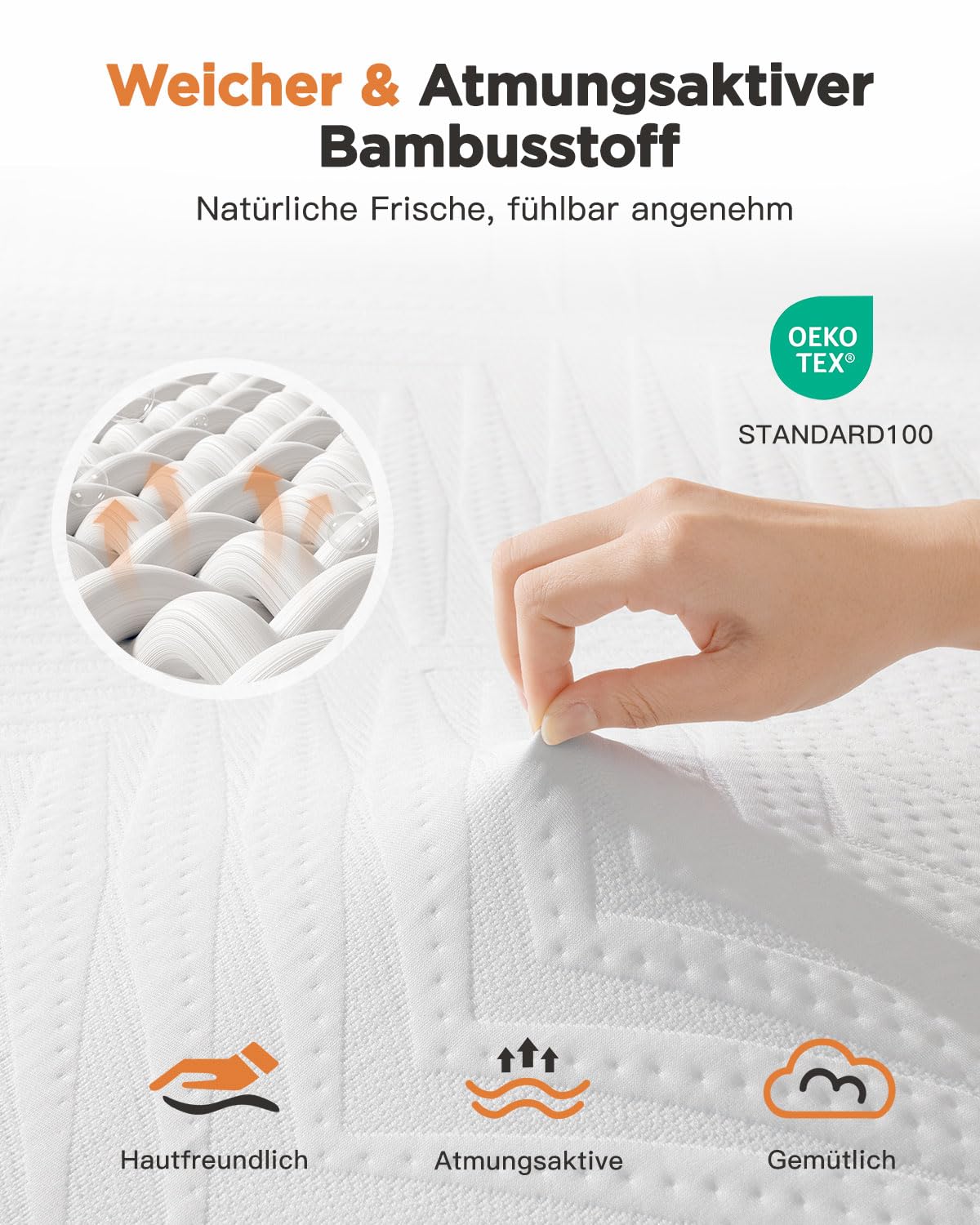 Surmatelas 140x200 Mousse Souple Hauteur 6 Cm Nuits D'Or - 4