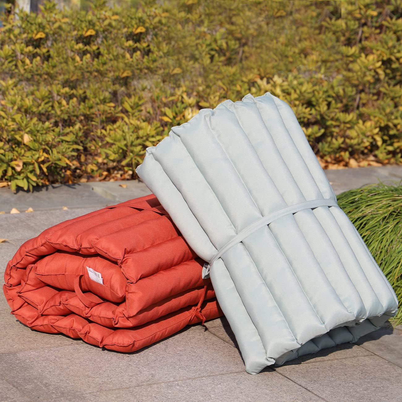 Lot De 2 Matelas Bain De Soleil 180cm Olive - 2X SORMIOU OLIVE
