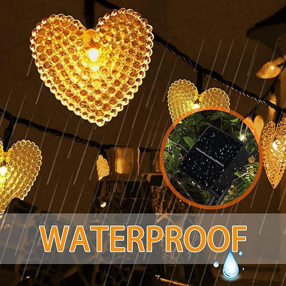 3 Aste Luminose A Cuore LED Con Fibra Di Vetro | 4 Colori Lampeggianti Per Feste Con Batterie V 737014