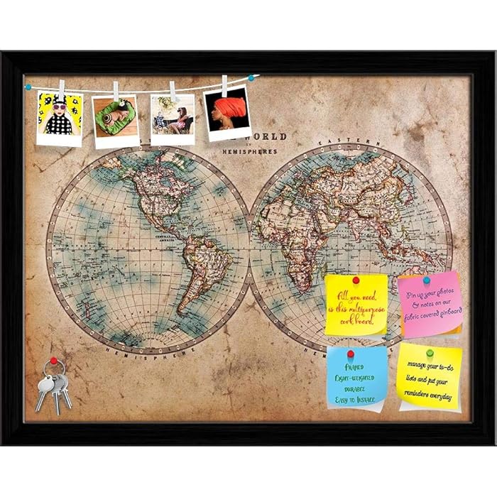 Buy ArtzFolio Bulletin Board Notice Pin Board Vision Soft Board Combo with Thumb Push Pins
