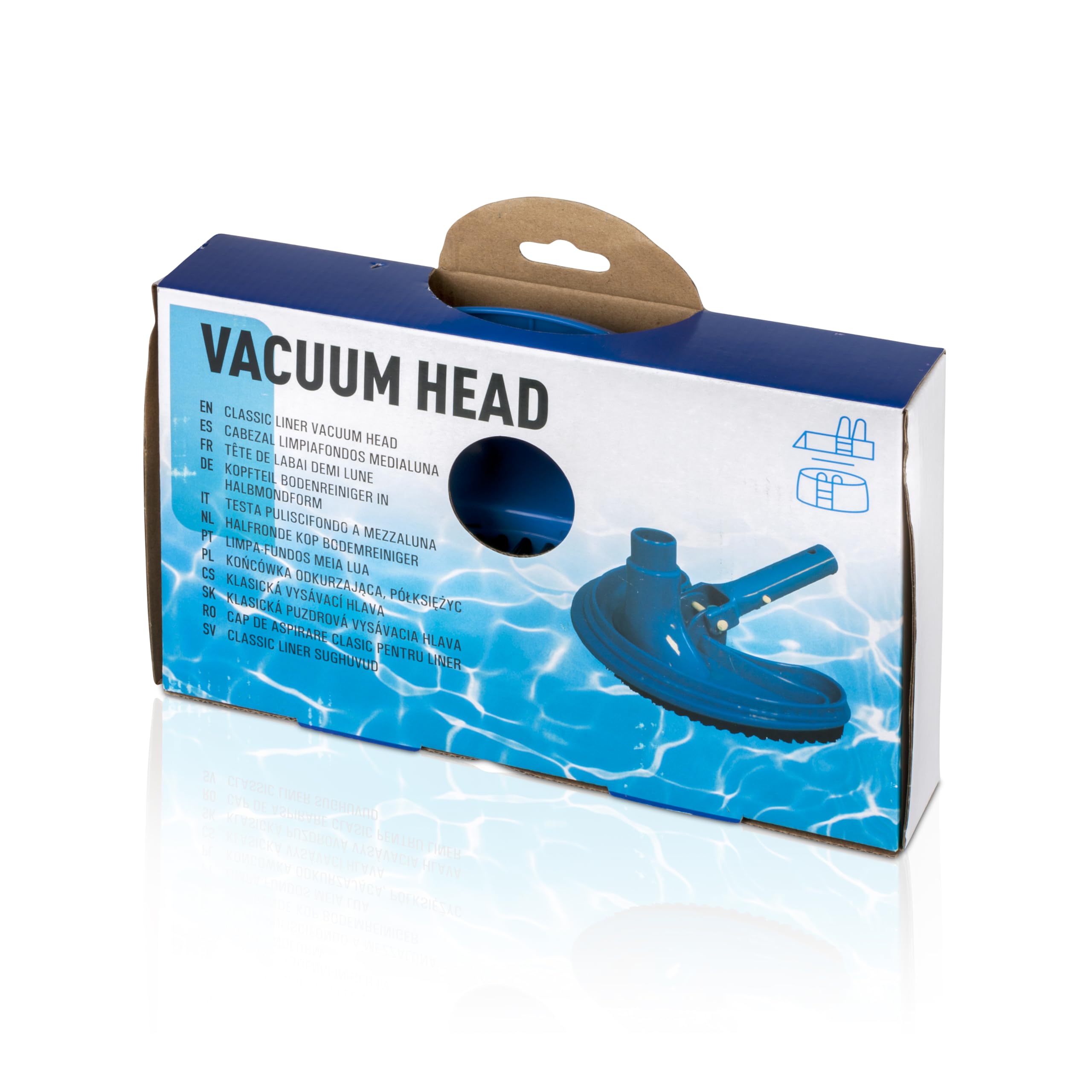 Gre 90105 - Tête de balai demi-lune : efficacité et durabilité pour votre piscine