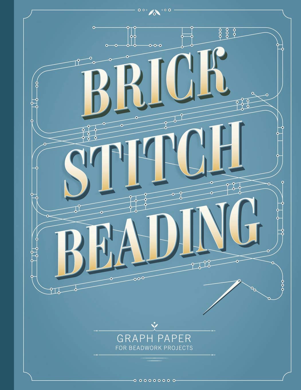 Brick Stitch Beading Graph Paper: Graph paper for your beadwork designs and to keep record of your own brick stitch patterns