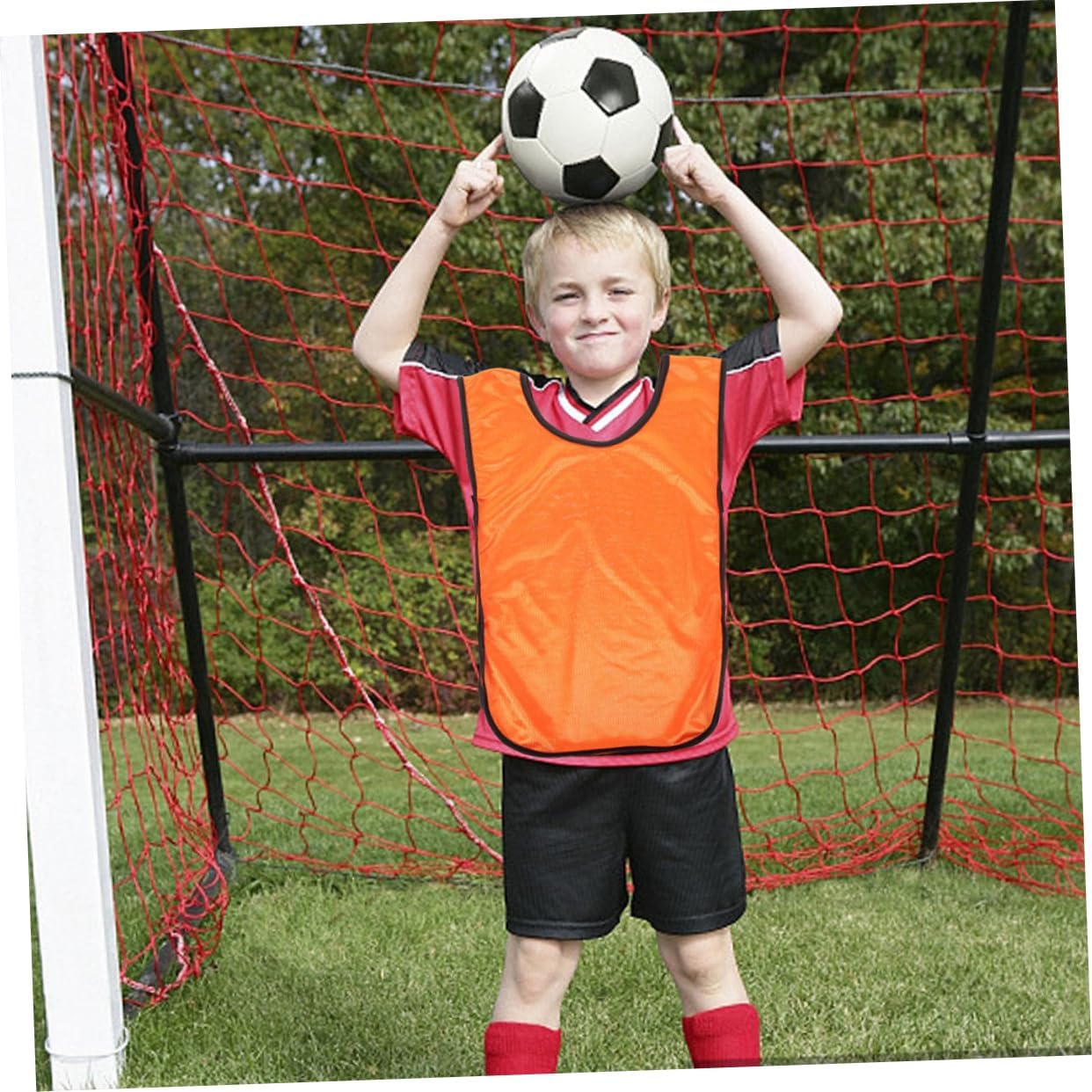 10pcs Washable Soccer Training Vests Breathable Pinnies for Boys and Girls Sports Reversible Soccer Uniforms for and Practice