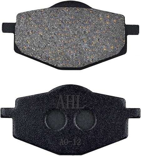 Miniatura 4 de AHL Juego de pastillas de freno semimetálicas para Yamaha Warrior YFM350 1987-1988 BANSHEE YFZ 350 TUW 1987-1989 YFM350 XT 1987