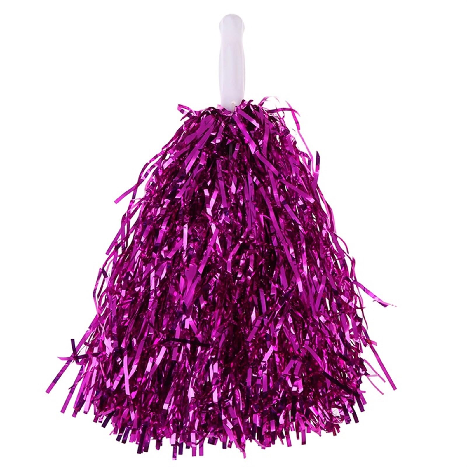 ZWCSHUU Cheerleader Pom Poms 1PC Cheer Dance Sport Competition Cheerleading Pom Poms For Football Basketball Match Pompon(Pink)