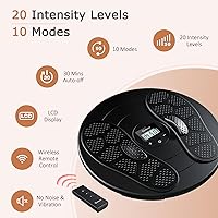 Vista 4 de KNQZE Foot Massager for Neuropathy, TENS + EMS Foot Stimulator for Circulation, 10 Modes + 20 Intensities, Wireless Remote, Neuropathy Pain Relief