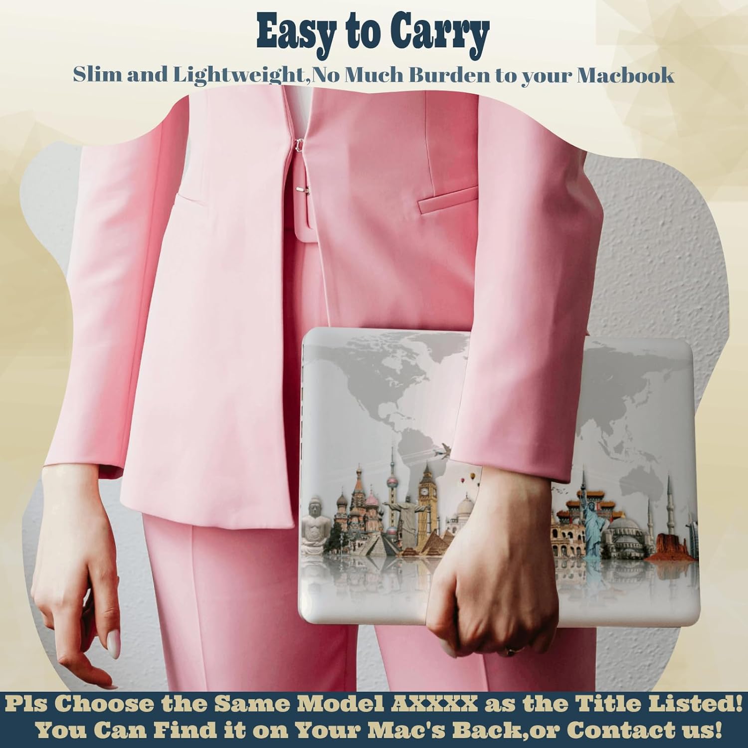 for MacBook Neo Case 13 inch with A18 Pro Chip (2026 Release Model A3404),Plastic Protective Laptop Hard Shell Case & Laptop Sleeve & Keyboard Cover,World Map