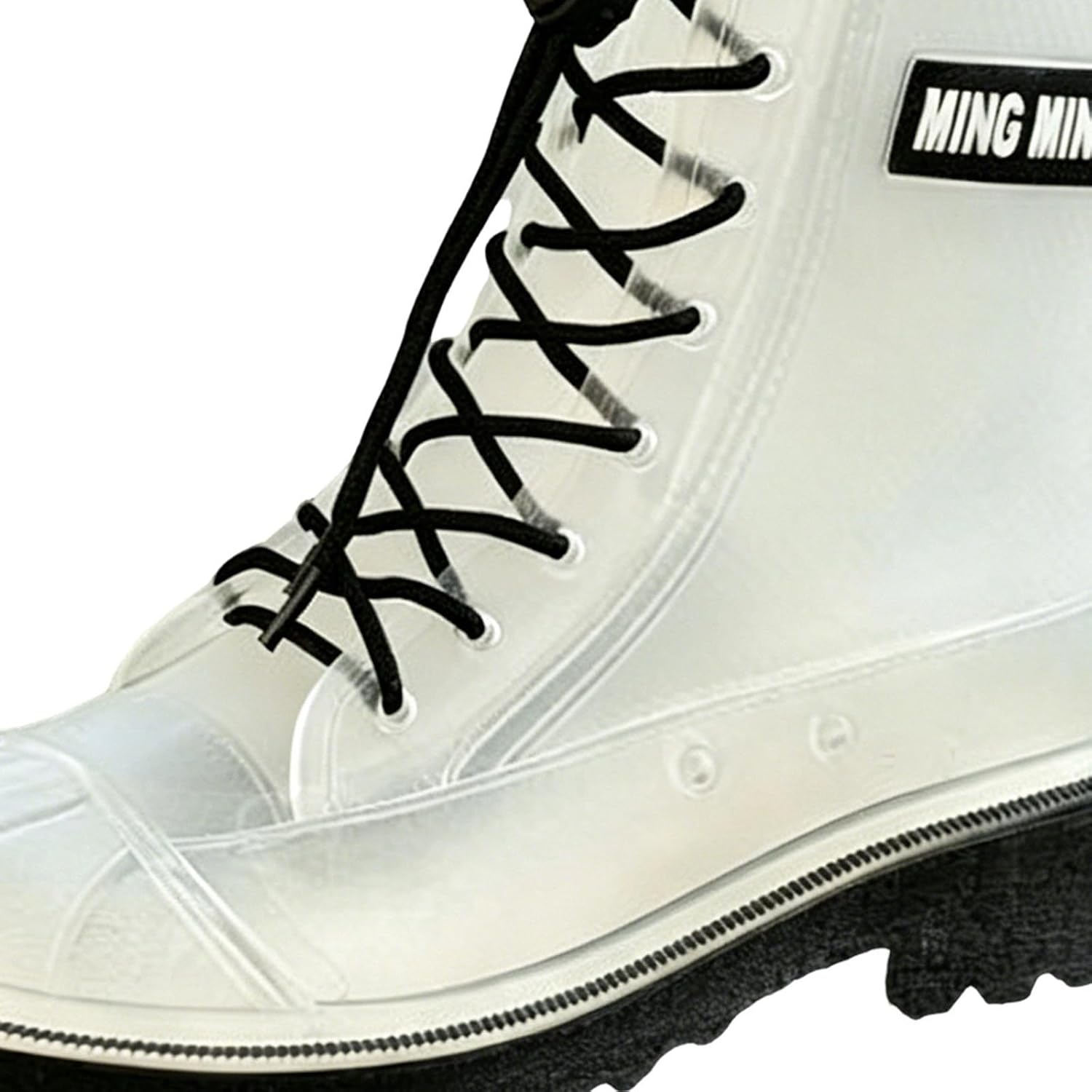 Womens Outdoor Waterproof Rain Boots Slip Resistant Non Slip PVC Rain Shoes