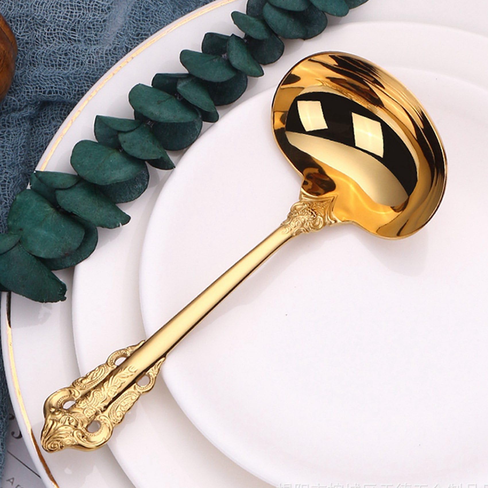 Comicfs Lot De 4 Louches à Soupe Durables En Acier Inoxydable SUS