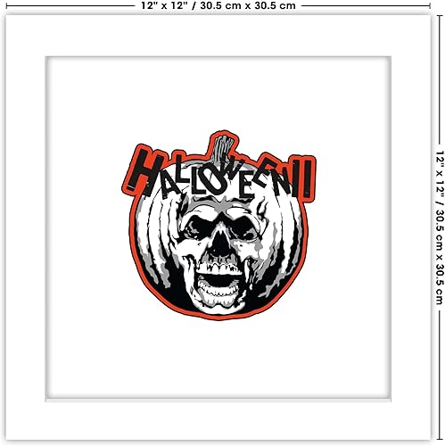 Miniatura 6 de Trends International Gallery Pops Halloween II - Póster de pared de calabaza de la era punk, 12.00 x 12.00 pulgadas, versión de marco blanco