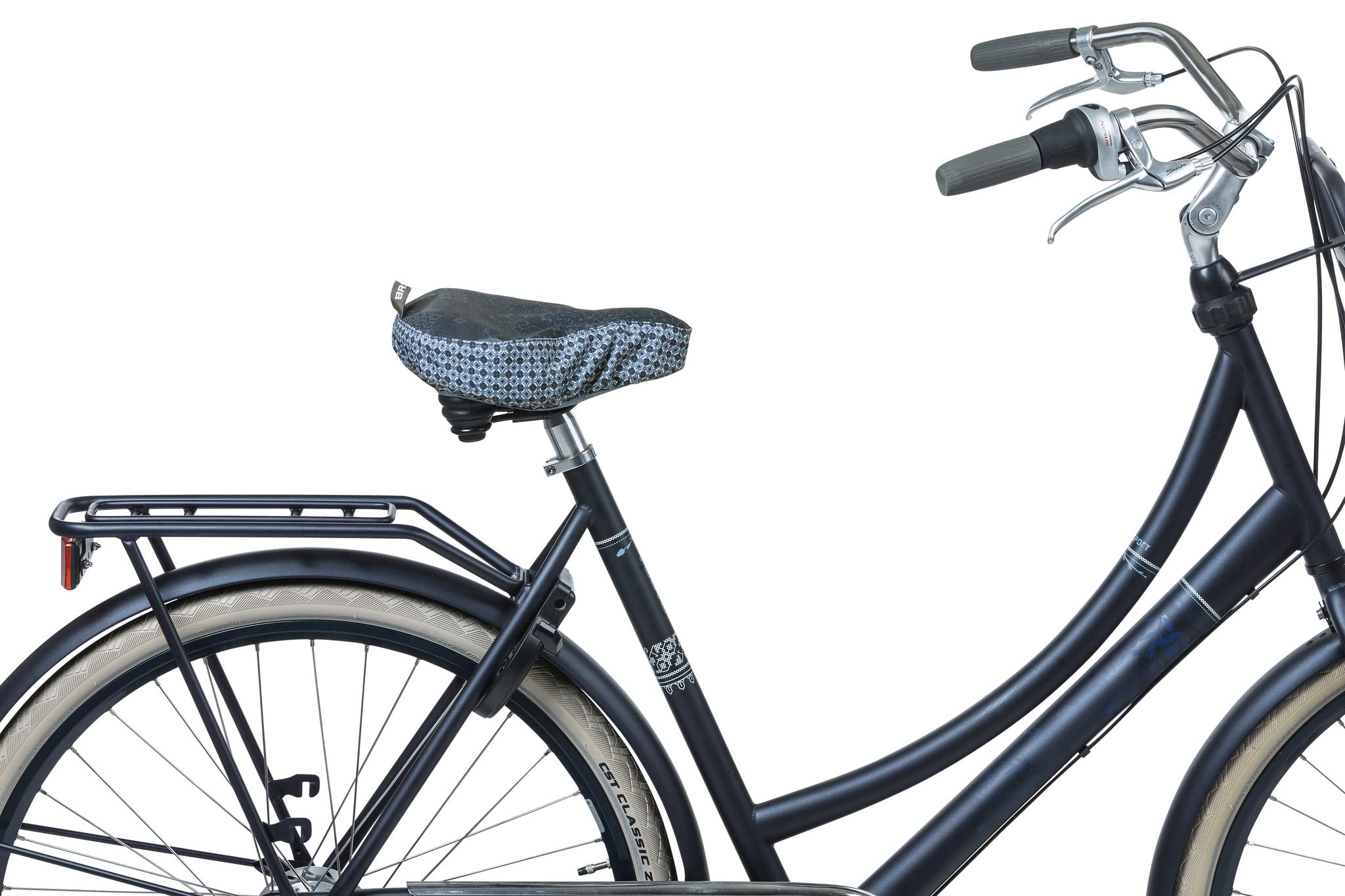 Basil Unisex's Boheme Saddle Cover, Blue, One Size BAS50518