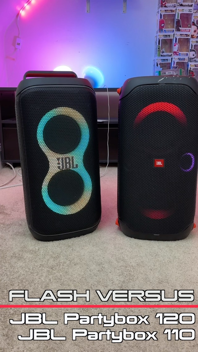 Watch Flash Versus JBL Partybox 120 VS JBL Partybox 110 on Amazon Live