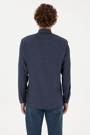 U.S. Polo Assn. Erkek Koyu Yeşil Gömlek Basic 50316723-VR079