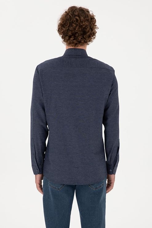 U.S. Polo Assn. Erkek Koyu Yeşil Gömlek Basic 50316723-VR079