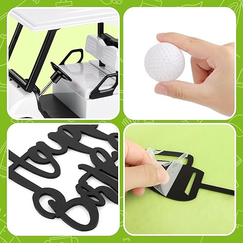 Miniatura 158 de Hooqict 26 piezas de decoraciones de pasteles de los años 80 y 90, decoraciones retro de los años 80 de hip hop con bolas de purpurina para cupcakes