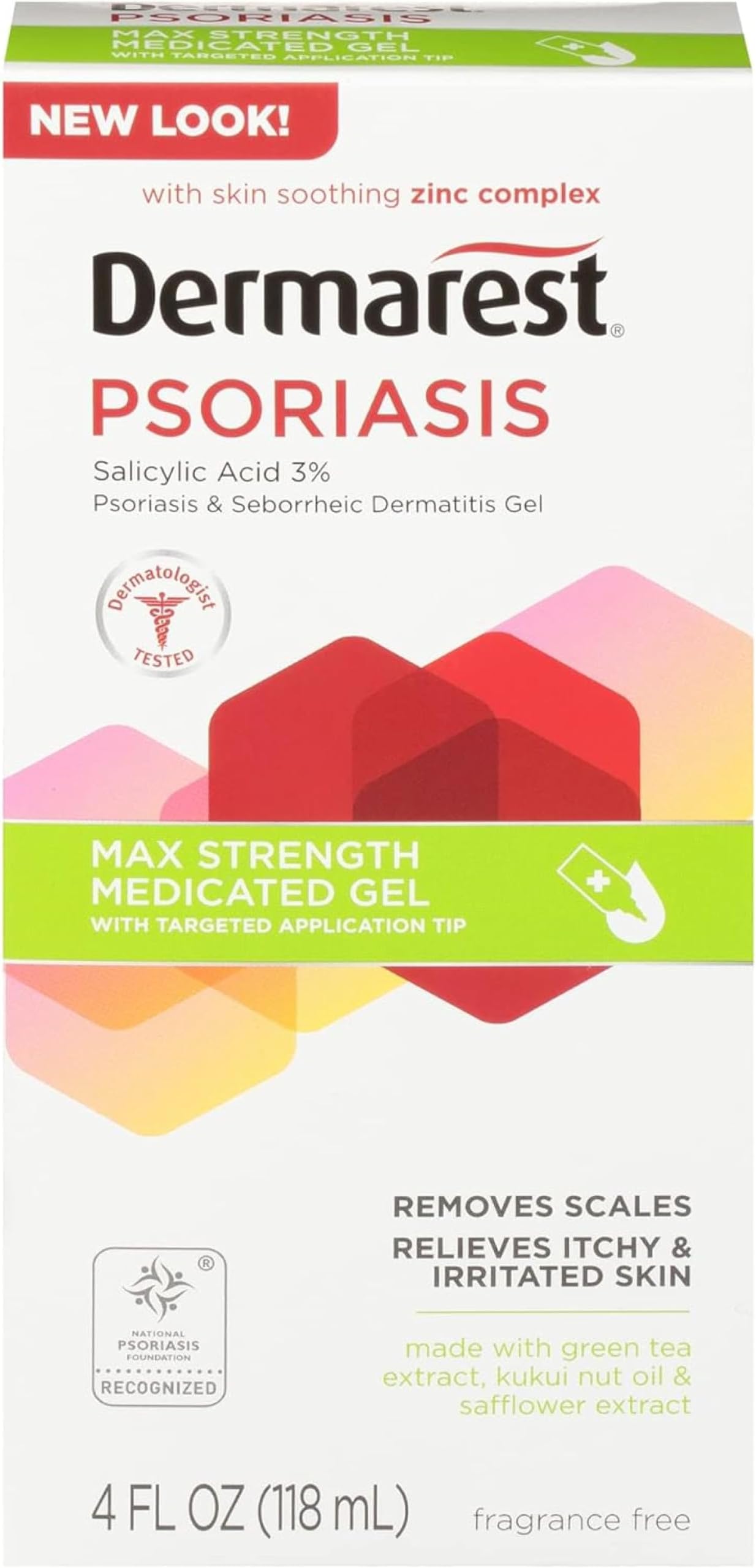 DERMAREST Psoriasis Medicated Gel, 4 OZ