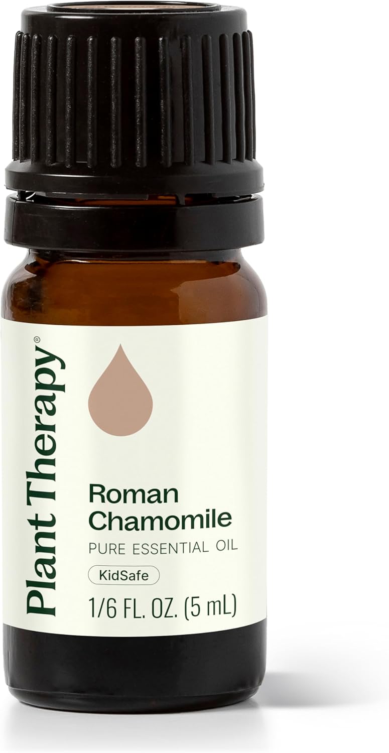 Plant Therapy Roman Chamomile Essential Oil 5 mL (1/6 oz) 100% Pure, Undiluted, Natural Aromatherapy for Relaxation and Stress Relief