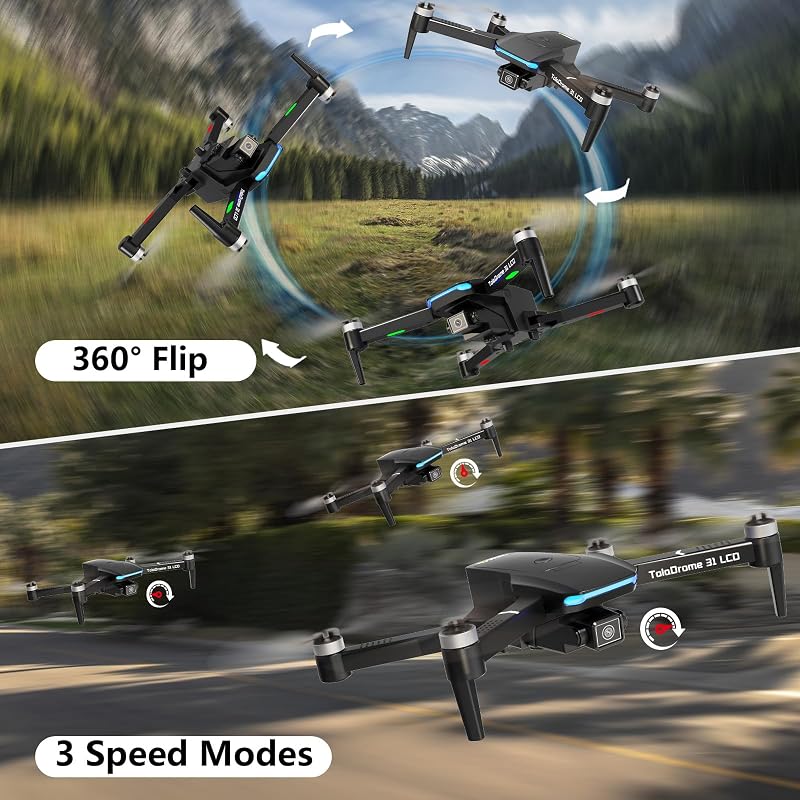 Toladrone TD31LCD Kamerás Drón LCD Kijelzővel Kezdőknek és Felnőtteknek