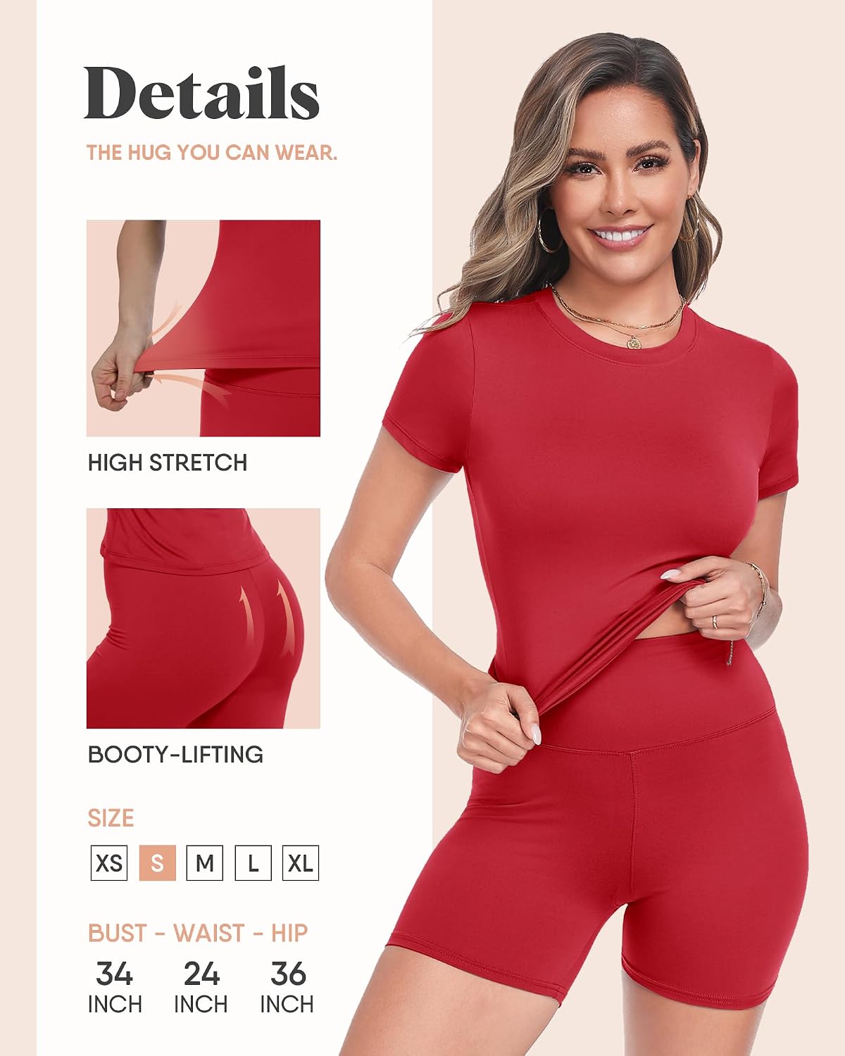 ZOOSIXX Two Piece Workout Sets for Women - Summer Outfits 2 Piece Short Gym Sets Casual Lounge Vacation Matching Clothing image 3