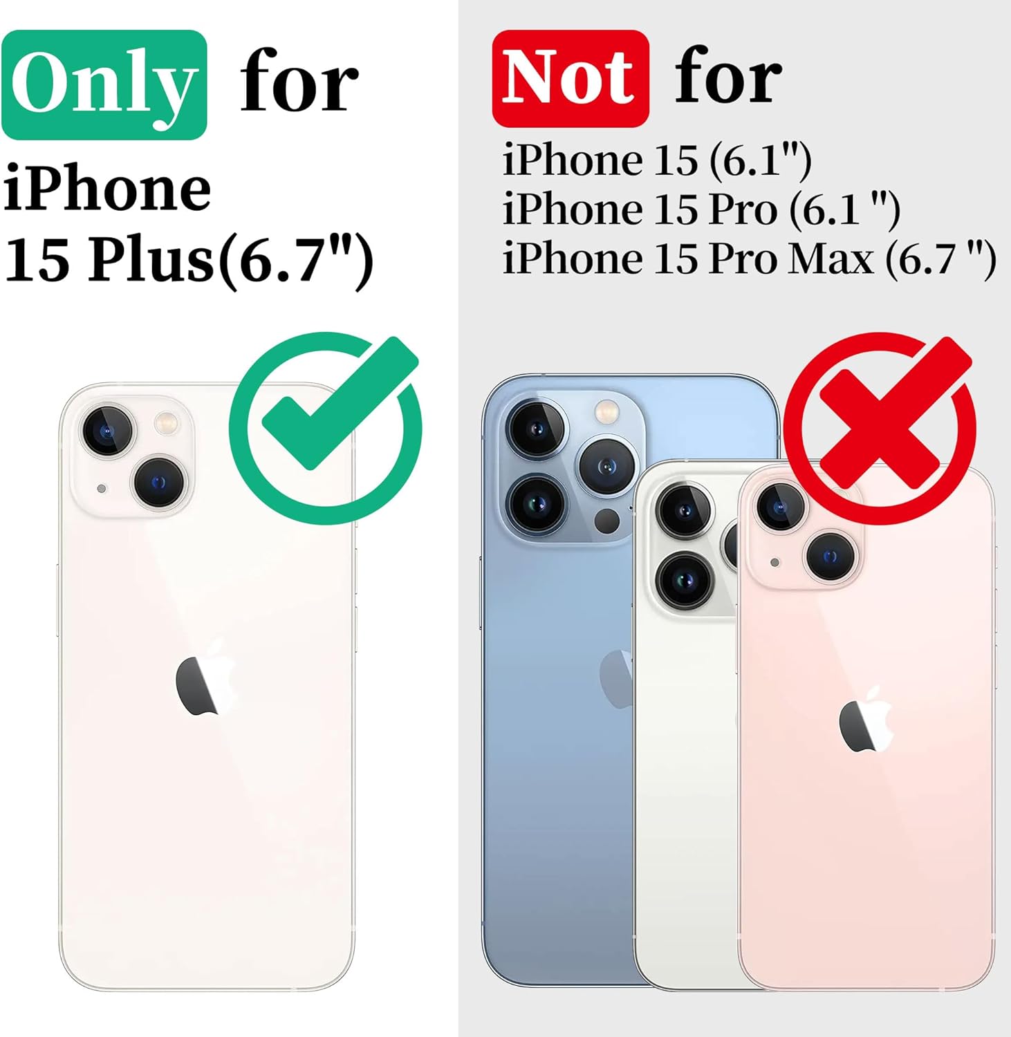 Cozycase for iPhone 15 Plus Waterproof Shockproof Dustproof Case - Heavy Duty/360 Full Body/Military Grade/Protective/Rugged 【8FT Drop Proof】 Built in Screen/Camera Protector with Lanyard Black