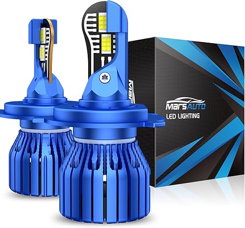 Marsauto 2026 H4 Fog Light, Super Bright and 60000HRS Lifespan H4 Fog Bulb, Non-