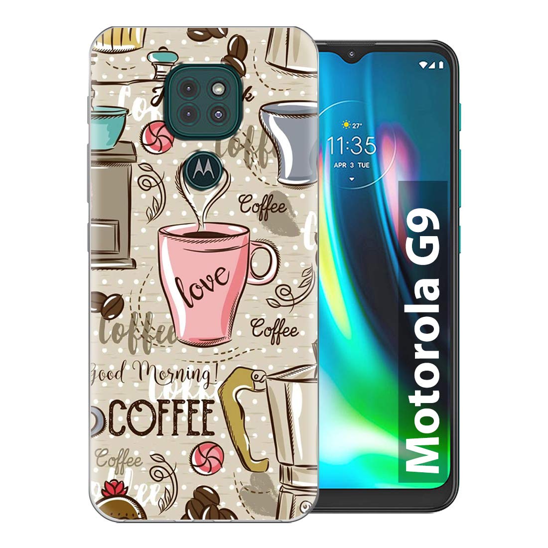 Fashionury Printed Soft Silicone Designer Pouch Mobile Back Cover for Motorola G9 / Motorola Moto E7 Plus Case and Covers | for Boys & Girls -P035 - Multi-Coloured (B08HWZLT3D) Amazon Price History, Amazon Price Tracker