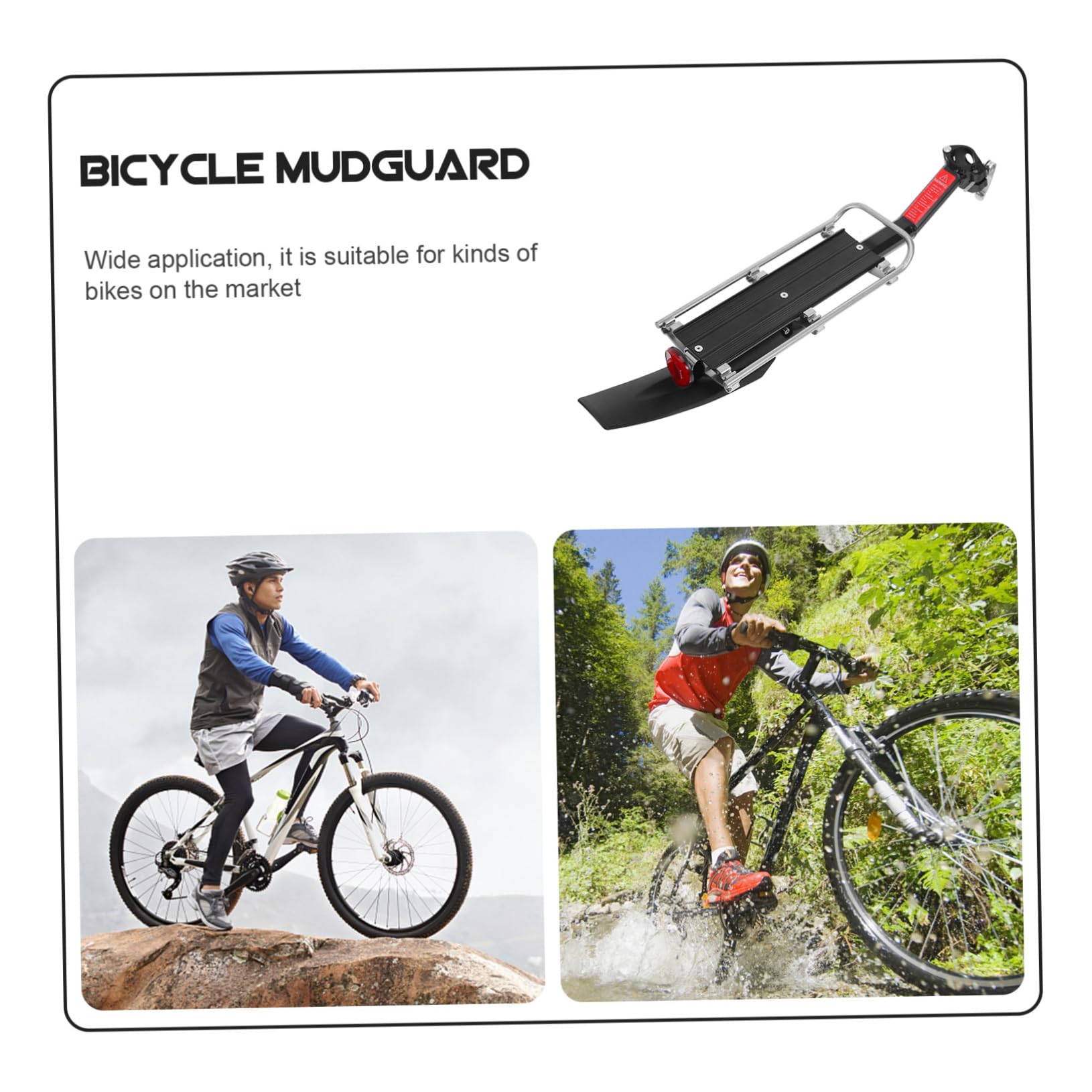 1ensemble Porte-Bagages Arrière Aluminium pour Vélo Support De Chargement Pratique Facile à Installer Compatible Vélos De Conçu pour Usage
