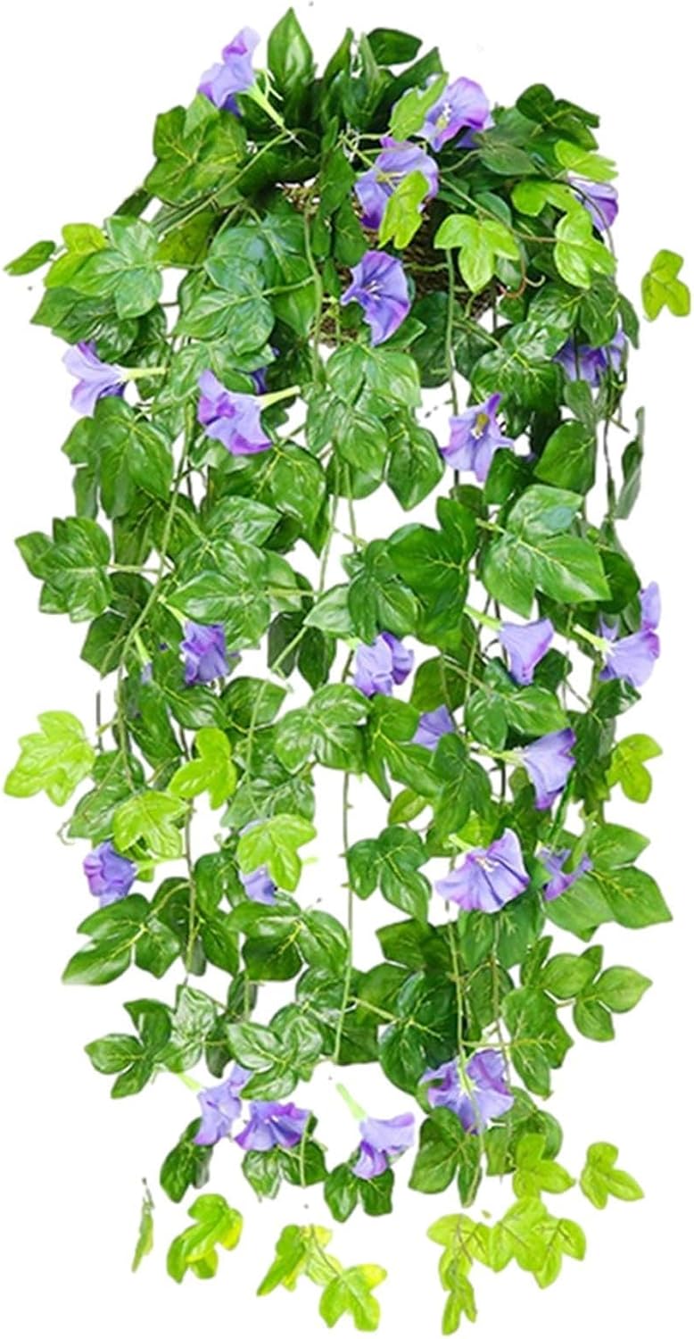 Shakven Artificial Hanging Flower for Outdoors Indoors