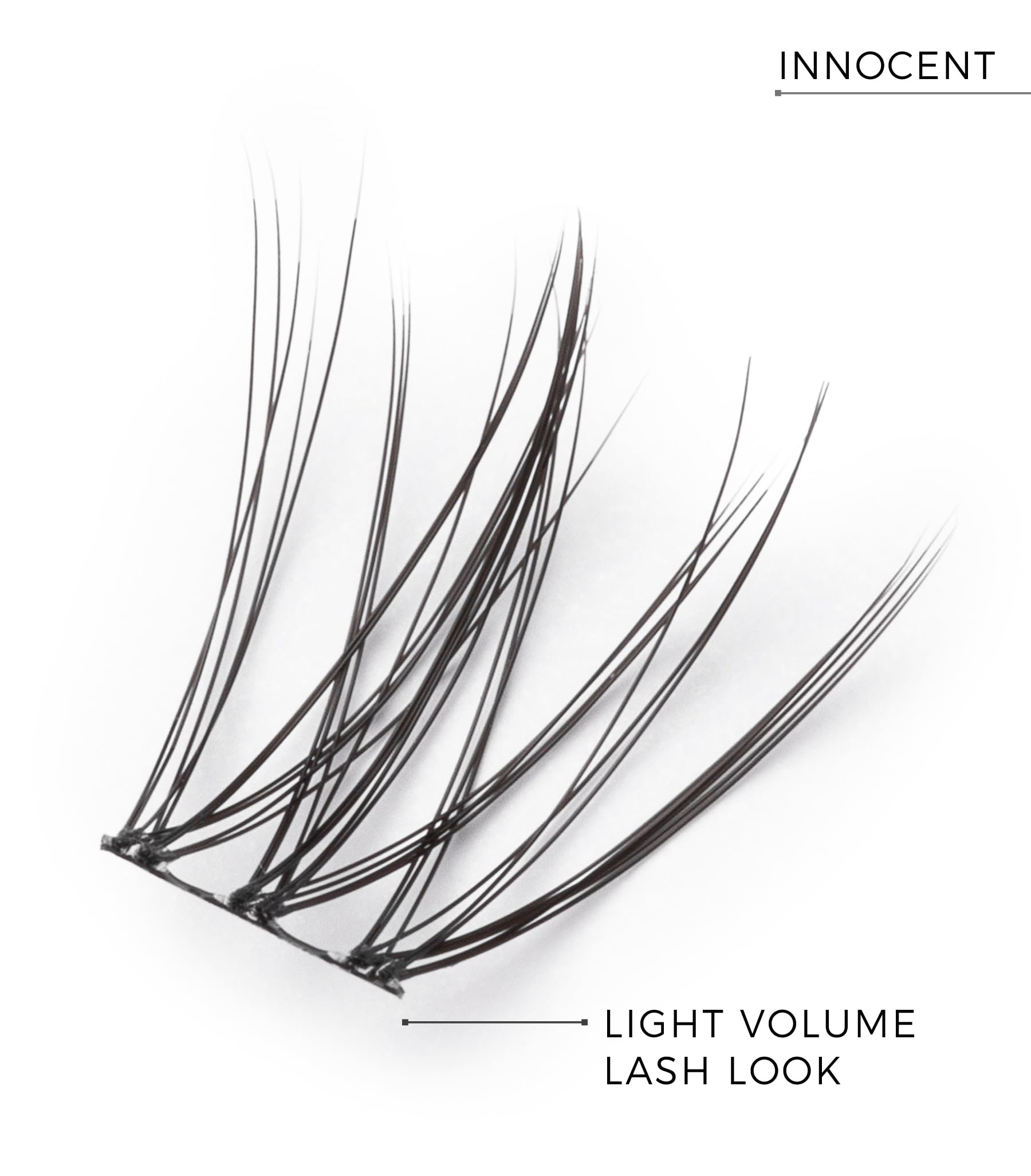 Nanolash DIY Eyelash Extensions 36 pcs, cluster lashes DIY - Image 3