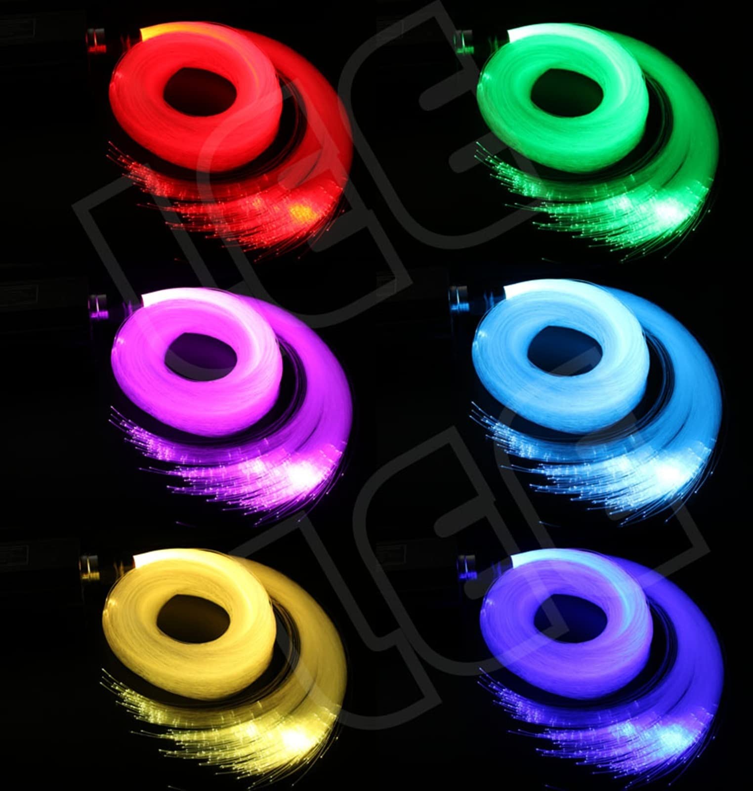 45W RGB LED Włókno światłowodowe zestaw nieba gwiazdy sufit 300/600 / 800pcs * 0,75 2M z 28key pilota do lampie sufitu,Romantyczna atmosfera(0.75mm 800pcs 2M)