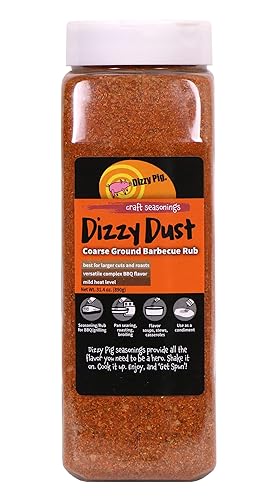 Miniatura 9 de Dizzy Pig Dizzy Dust - Condimento multiusos para barbacoa (coctelera de un cuarto de galón) – Hecho a mano en los Estados Unidos – Temporada