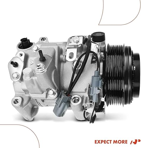 Miniatura 9 de A-Premium Compresor de A/C con embrague compatible con Toyota RAV4 3.5L 2006-2012, Venza 3.5L 2009-2016 y Lexus ES350 3.5L 2007-2012, compresor