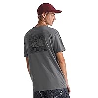 THE NORTH FACE NF0A87NV0UZ M S/S Box NSE Celebration Tee T-Shirt Uomo Smoked Pearl Taglia XS