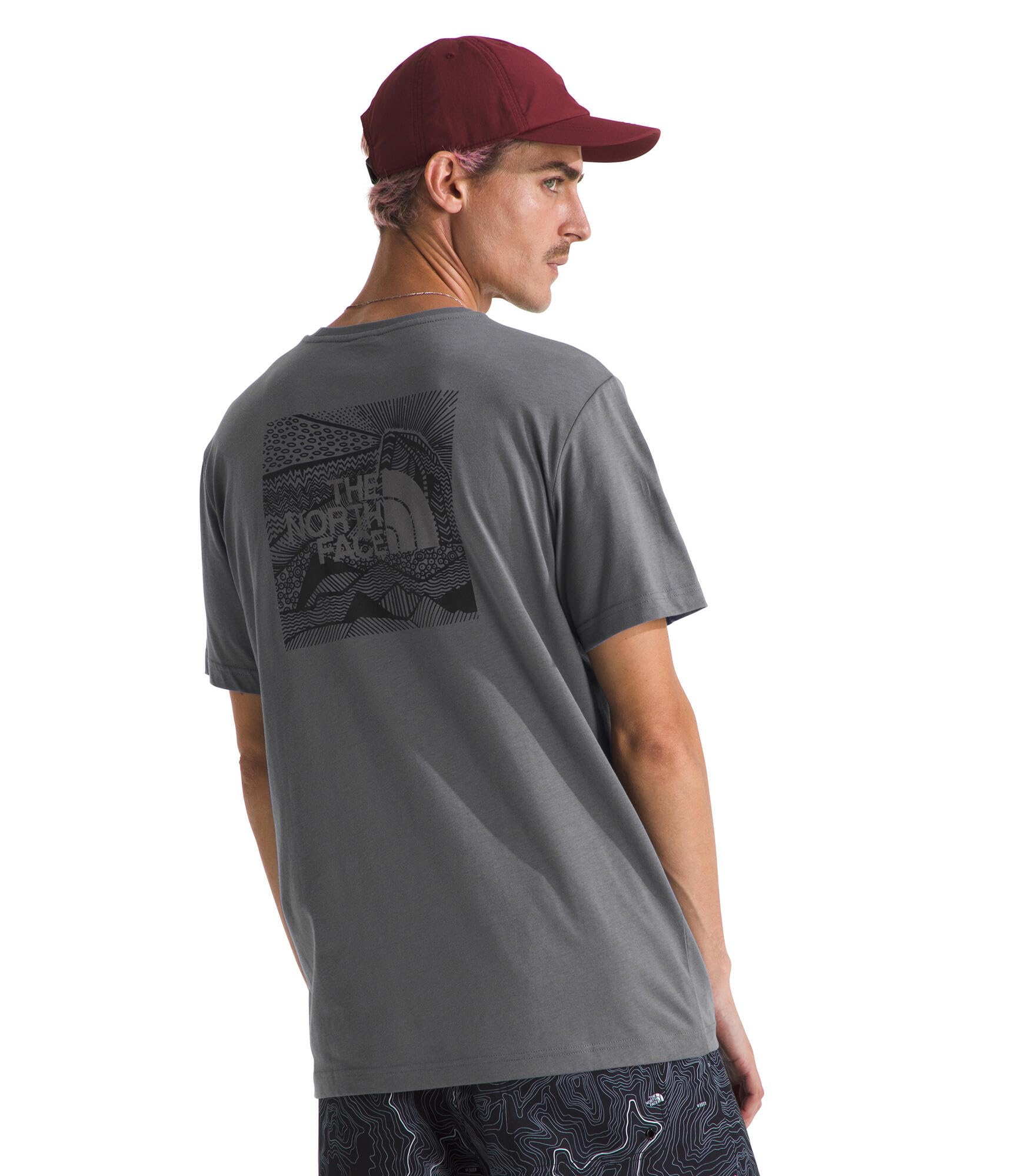 The North Face Men's S/S Box NSE Celebration T-Shirt Smoked Pearl XS