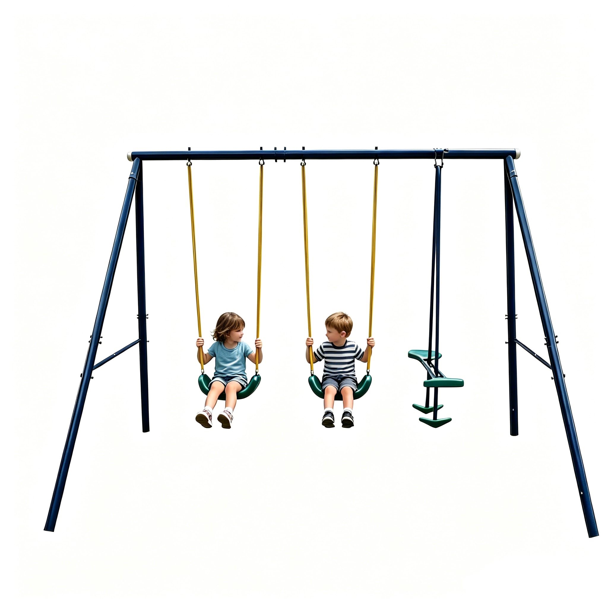 DECORLIFE 4-Seat Glider Swing Set