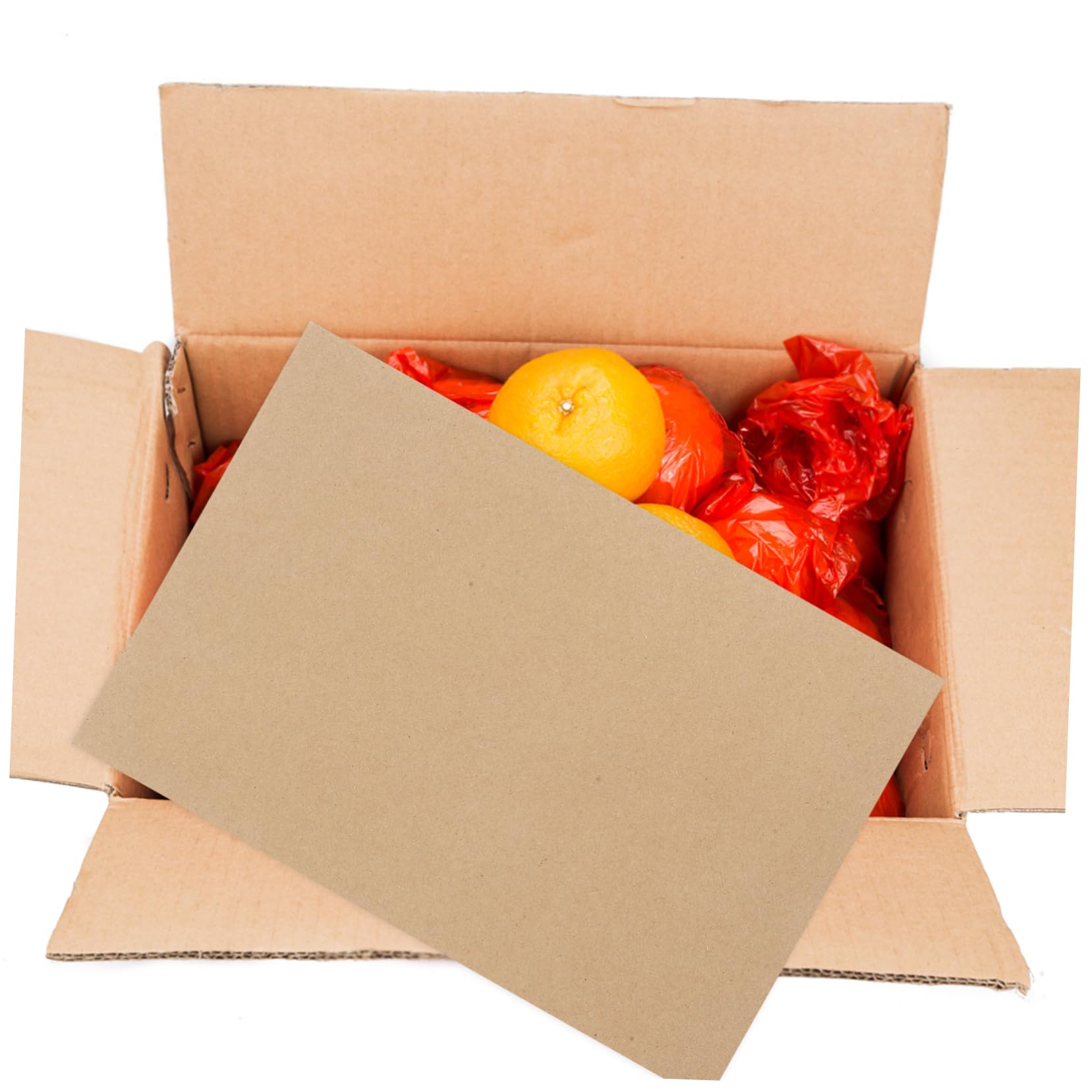 Feuilles de Carton Ondulé 50 Pièces, Renfort de Fond pour Boîtes | Papier Ondulé Robuste, Base Protectrice, pour Cartons de Déménagement et Emballage Colis Carton