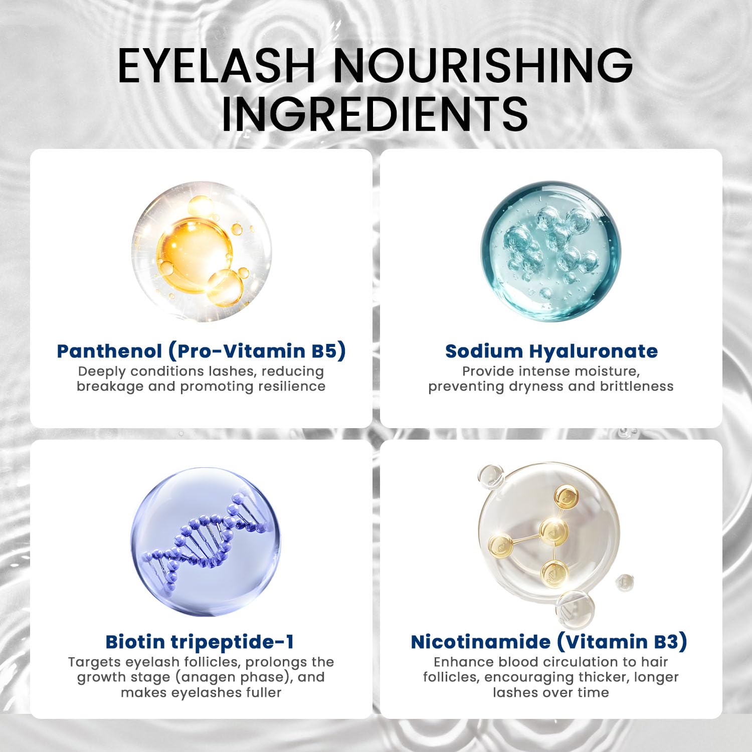 LA MAESII Lash Serum, Eyelash Growth Serum with Advanced Formula, Eyelash Enhancing for Longer Thicker and Fuller Looking Lashes, Vegan & Cruelty-Free for Sensitive Eyes (5mL) - Image 3