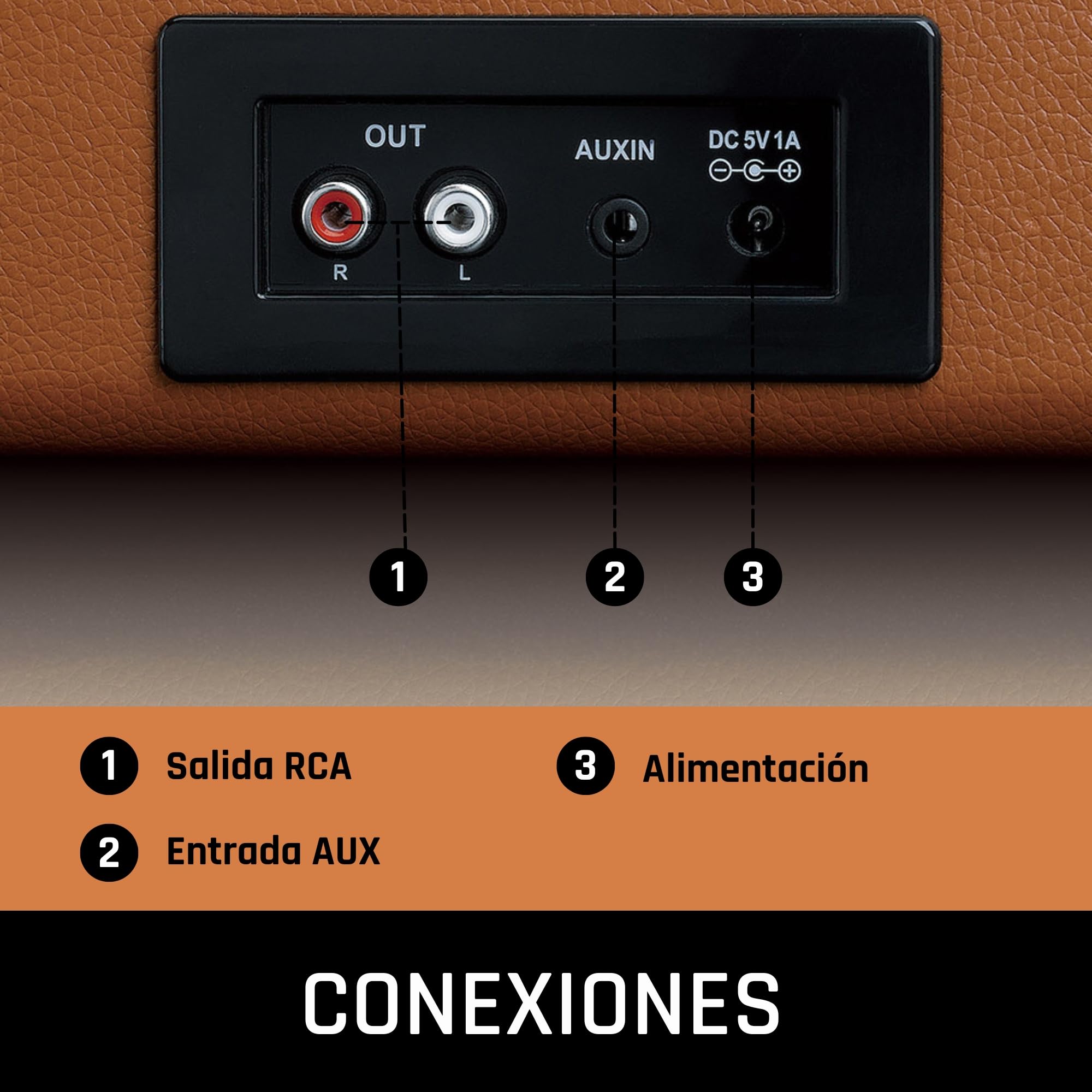Giradischi Lenco (Tt-10 Wood) Con Amplificatore Integrato 10W X 2 Traz.A Cinghia