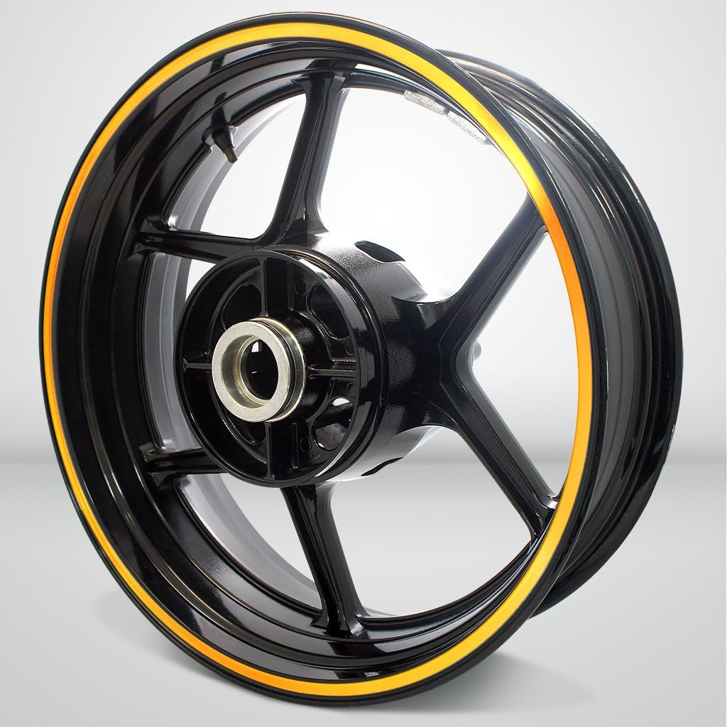 Stickman Vinyls Matte Blue Thick Outer Rim Liner Stripe Compatible with Yamaha R1
