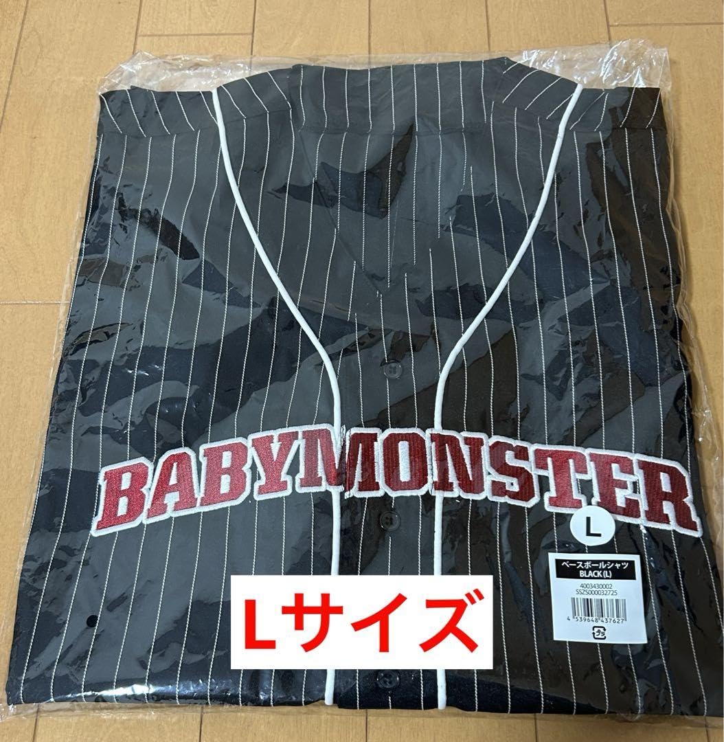 Amazon.co.jp: BABYMONSTER ベースボールシャツ ブラック Lサイズ 