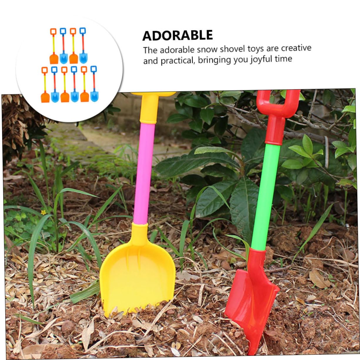 Set di 10 Pezzi di Palette Doppie per Bambini in Abs, Giocattoli da Spiaggia e Neve, per Giochi All'aperto e Attività sulla Sabbia Colore Casuale