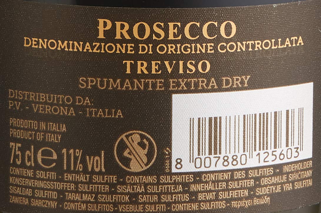 Cecilia Beretta Prosecco Treviso DOC Extra Dry (6 x 0.75 l)
