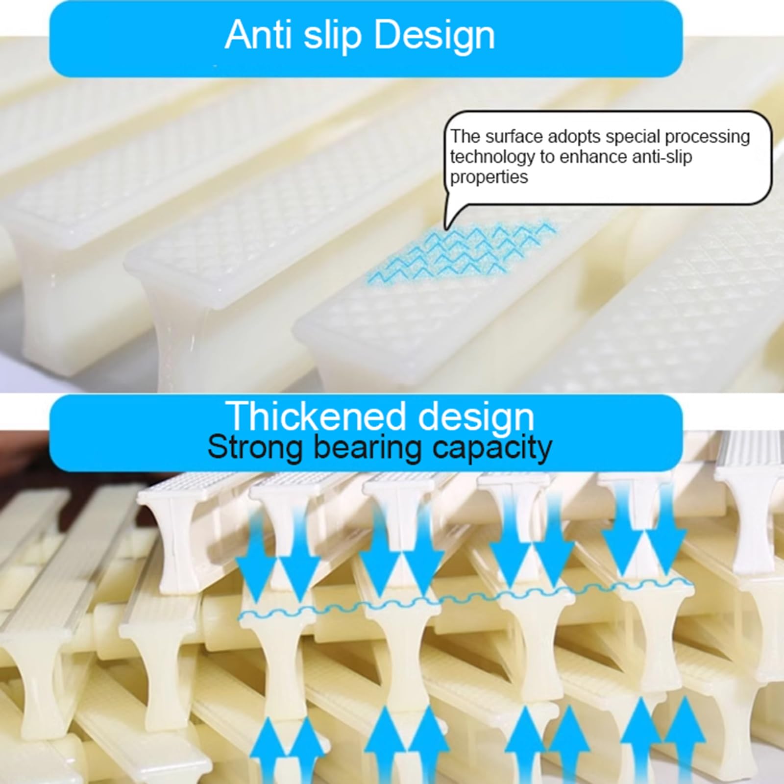 Griglia di Scarico di Troppo Pieno Rimovibile per Piscine | Copertura Anti-S per Bordi Piscina | Griglia di Scarico Resistente e giuntabile | Soluzione di drenaggio efficiente per Il Flusso