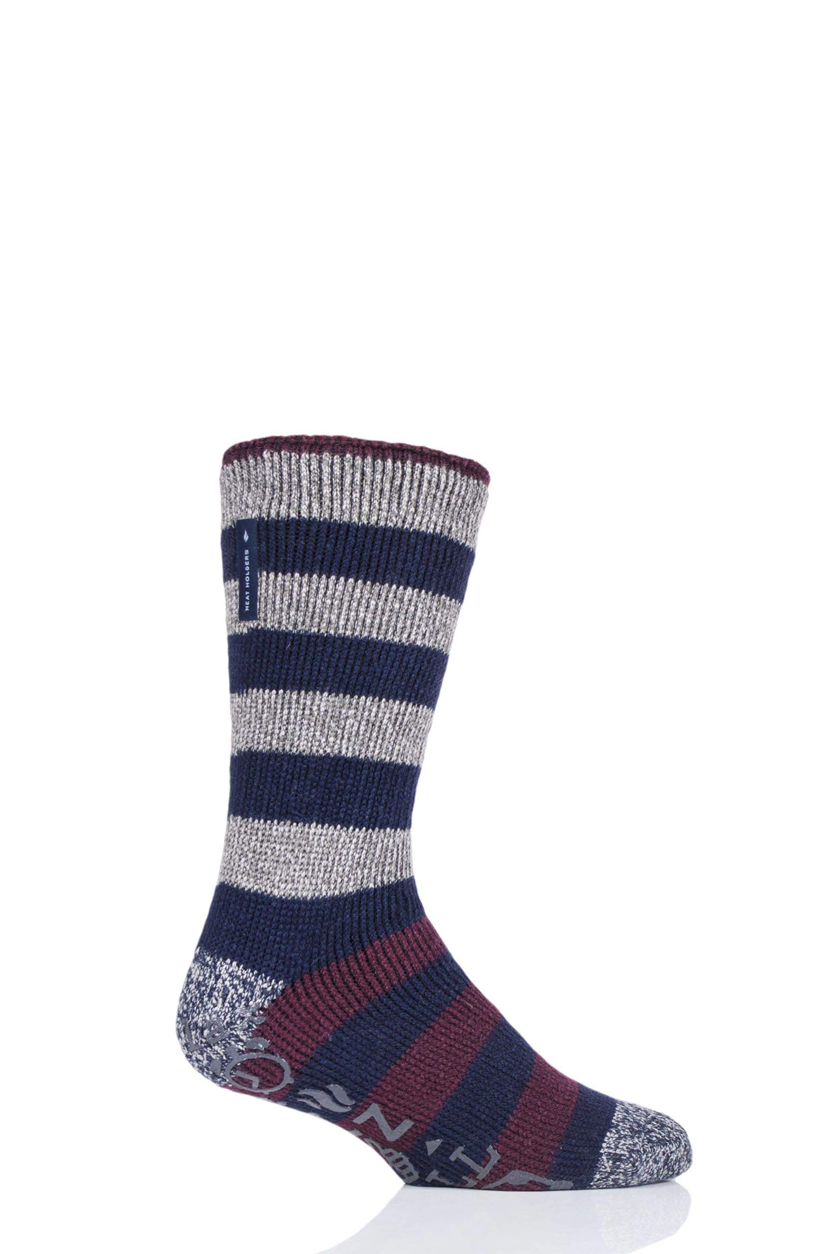 Heat Holders Men's Grey Oakley Lounge Socks Pack Of 1 6-11