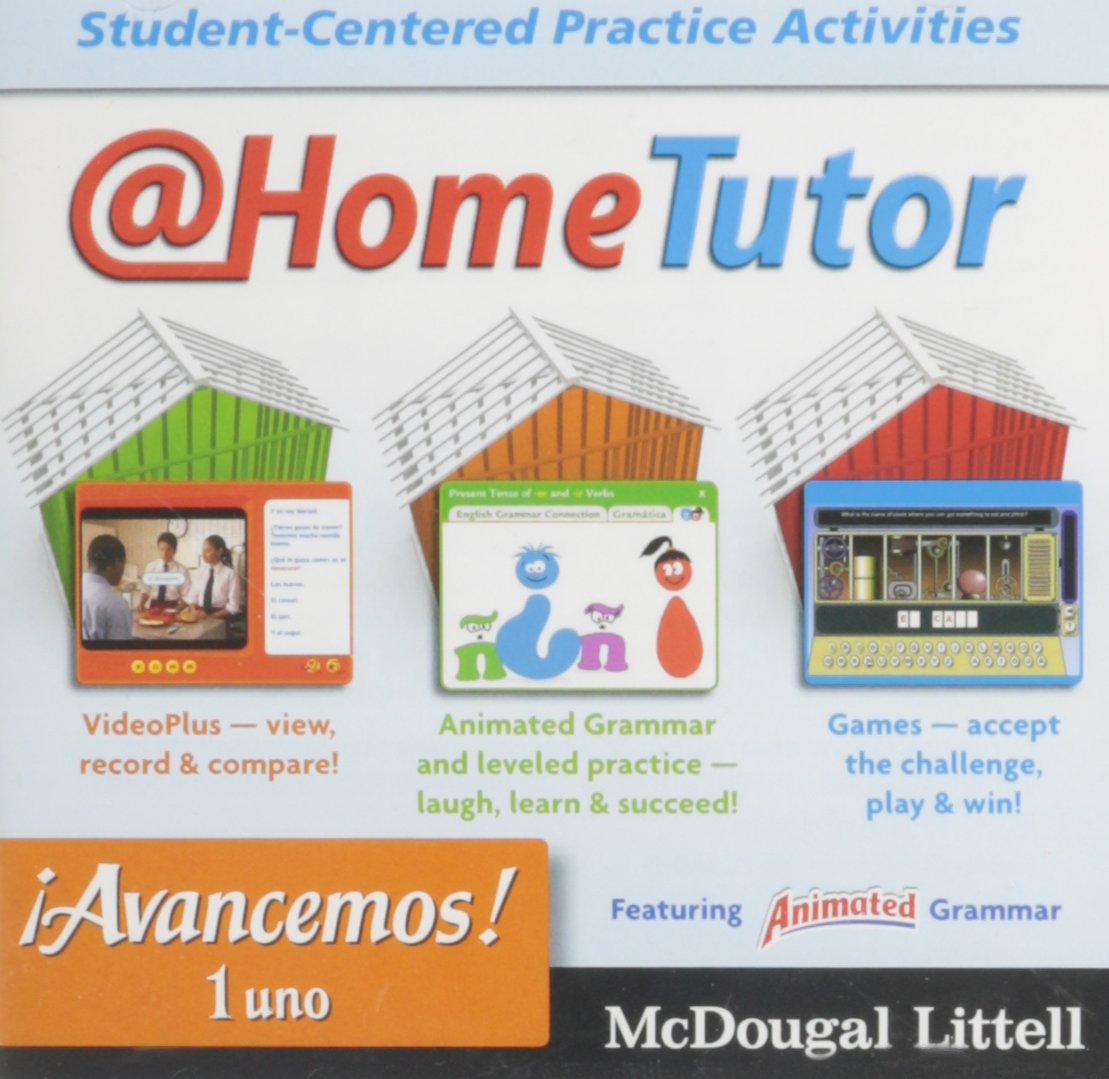 Avancemos Level 1, Grades 9-12 at Home Tutor: Mcdougal Littell Avancemos (Ml Spanish) (Spanish Edition)