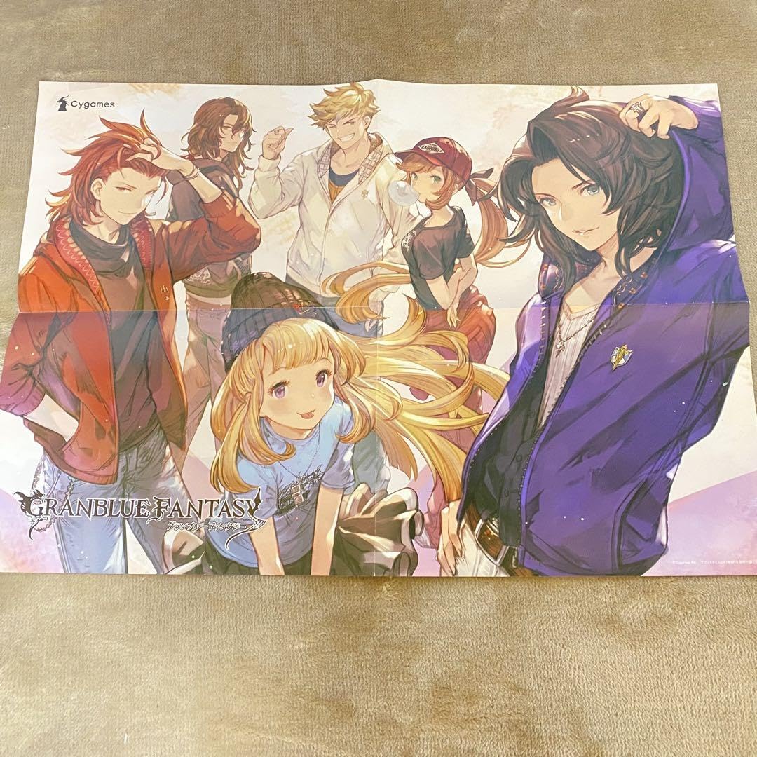 Amazon.co.jp: グラブル b2ポスター エルモート ゼタ ナルメア