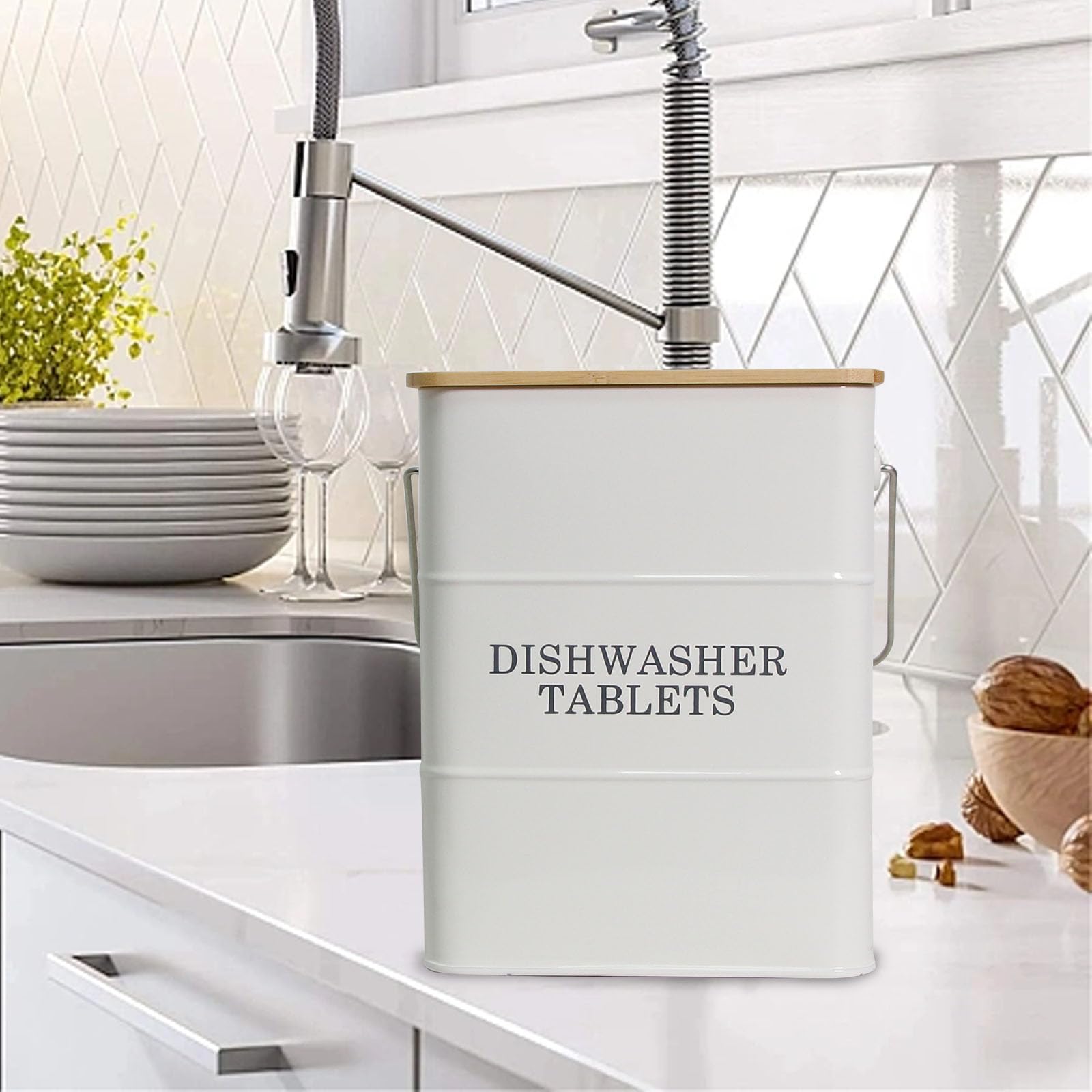 Hendi vaatwasser onderstel 40x40 met houder voor 2 vaatkorven