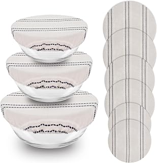 6 Pack Reusable Bowl Covers for Bread Proofing, 9/10/13 Inches Bread Proofing Cover, Food Cover for Sourdough Proofing Basket, Food Storage Baking Supplies for Home Bakers