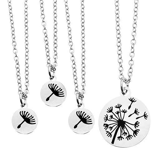 Miniatura 2 de Mother and Three Daughters Necklace Set in Stainless Steel. Mothers Day Gift. Mothers Day. Three Daughters. Mother Daughter Necklace. Mother